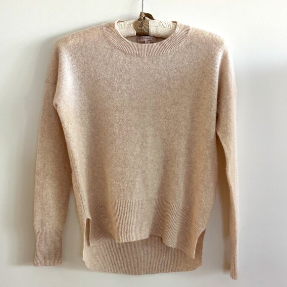 Philosophy Cashmere Sweater Heathered Cream - Picture 1 of 4